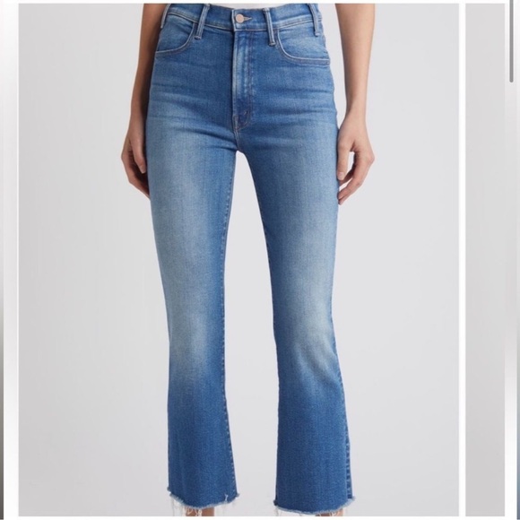 NEW! MOTHER The Tripper Ankle Fray Jeans Meet Cute 29 - Picture 2 of 14